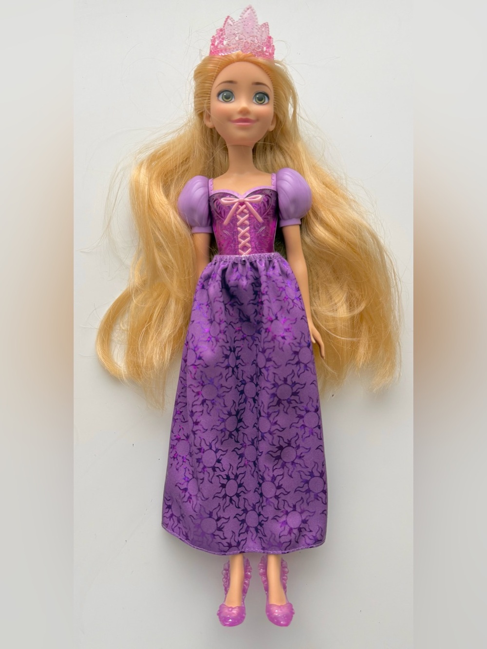 Mattel Disney Princess Rapunzel Princess Fashion Doll - Pink Crown & Shoes